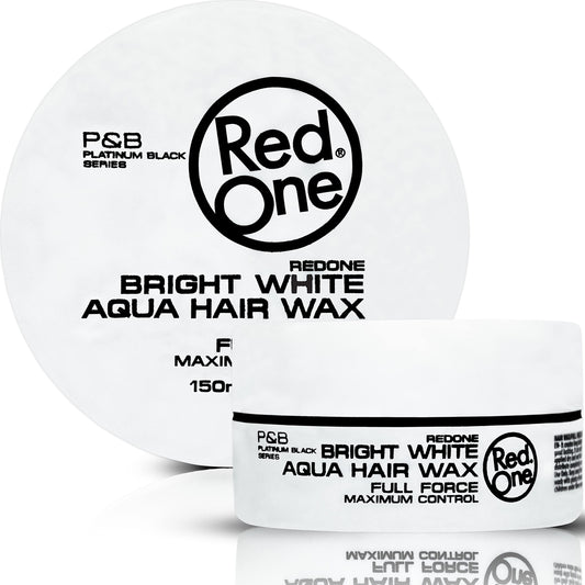 RedOne Hair Styling Aqua Wax White 150 ml | Ultra Hold | Gel Wax | Peach Scent | Maximum Control