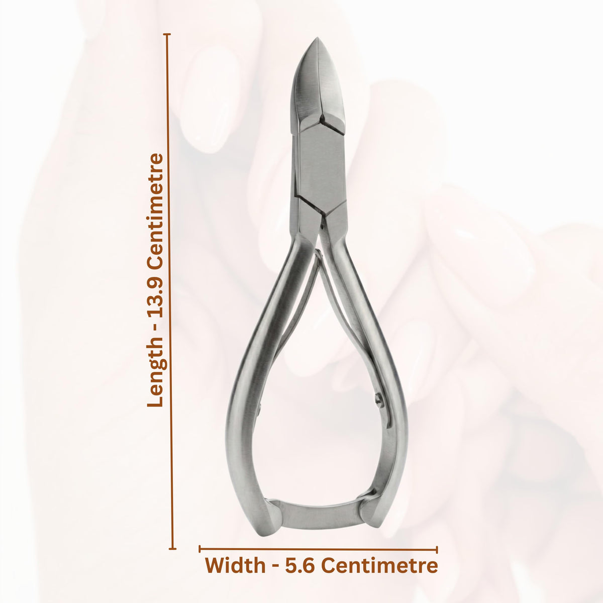 Asm Instruments ASM Toe Nail Clippers for Thick Nails Ingrown Toenail Treatment - Heavy Duty Stainless Steel Pedicure Tools Nail Clippers for Thick Nails (5.5) - Ideal Beauty Gifts for Women & Men Nail Care