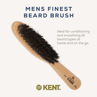 KENT Kent Brushes Mens Finest Beard Brush - Ideal for Conditioning and Smoothing Beards - All Hair Types