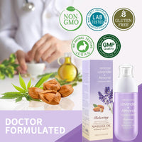 O'RMEAS Massage Oil For Warming, Relaxing Massage Oil Lavender Almond Peppermint And Coconut Massage Oils For Massage Moisturizing Body Oil For Men And Women 5.1 Fl.Oz