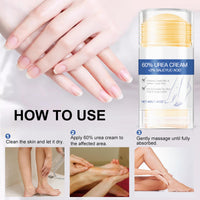Jorun JORUN 2 Pcs Urea Foot Cream 60% + 2% Cracked Heel Repair Cream - 80 G Urea Cream for Cracked Heels and Dry Skin - Foot Cream for Hard Skin Can Deeply Moisturizes and Softens Dead Skin