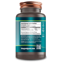 Magnesium Glycinate Supplements with Vitamin B6 | 120 Capsules, 2-in-1 Formula | High Absorption | 500mg Magnesium Glycinate + 7.35mg Pyridoxal 5 Phosphate | Vegan | Made in UK by The Good Guru