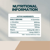Myprotein Pre-Workout Gummies – Cola Flavour – Energy-Boosting Caffeine Gummies with L-Citrulline, Taurine, and B Vitamins – Fast-Acting & Convenient Pre-Workout Supplement