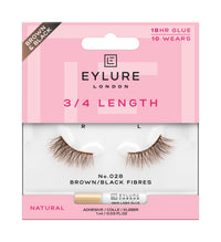 Eylure 3/4 Length No. 028 False Lashes (Brown/Black)
