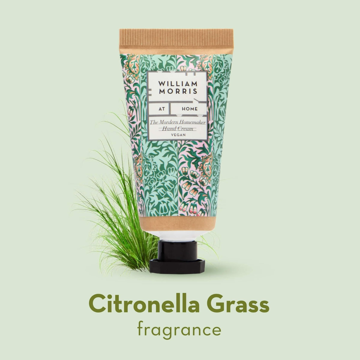William Morris Hand Creams 3 x 30 ml, 3 Fresh Fragrances, Shea Butter and Jojoba Oil, Beauty Gift For Her, Travel Size Hand Moisturisers, Cruelty Free and Vegan Friendly