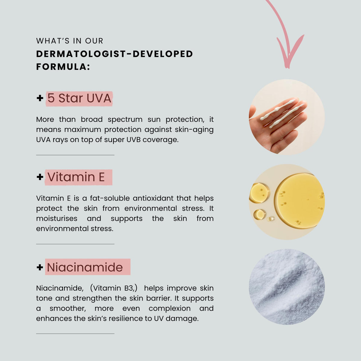 Altruist Dermatologist Sunscreen Fluid SPF – Superior 5star UVA face protection by Dr Andrew Birnie premium antioxidant, White, Unscented, 50 millilitre