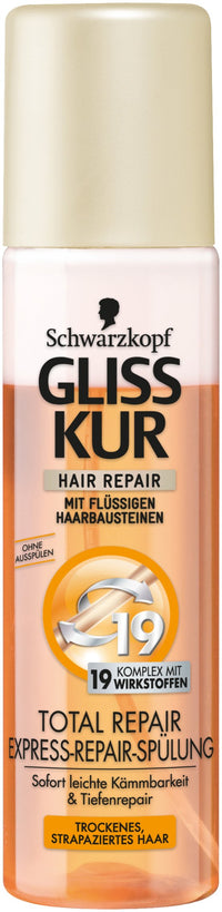 Gliss Kur Express Repair Conditioner Total Repair 2 Pack (2 x 200 ml)