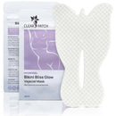 Clear Patch Bikini Bliss Glow Vajacial Butterfly Mask Hydrating & Soothing Hydrogel Mask for Bikini Area Post-Shaving & Waxing Care Infused with Hyaluronic Acid & Aloe Vera for Soft Skin (Pack of 1)