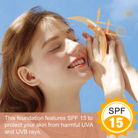 WANFAER 2PC Colour Changing and Moisturizing Foundation, Flawless Colour Changing Warm Skin Tone Foundation, Waterproof Liquid Foundation,Naturally, Long Lasting for Face Makeup