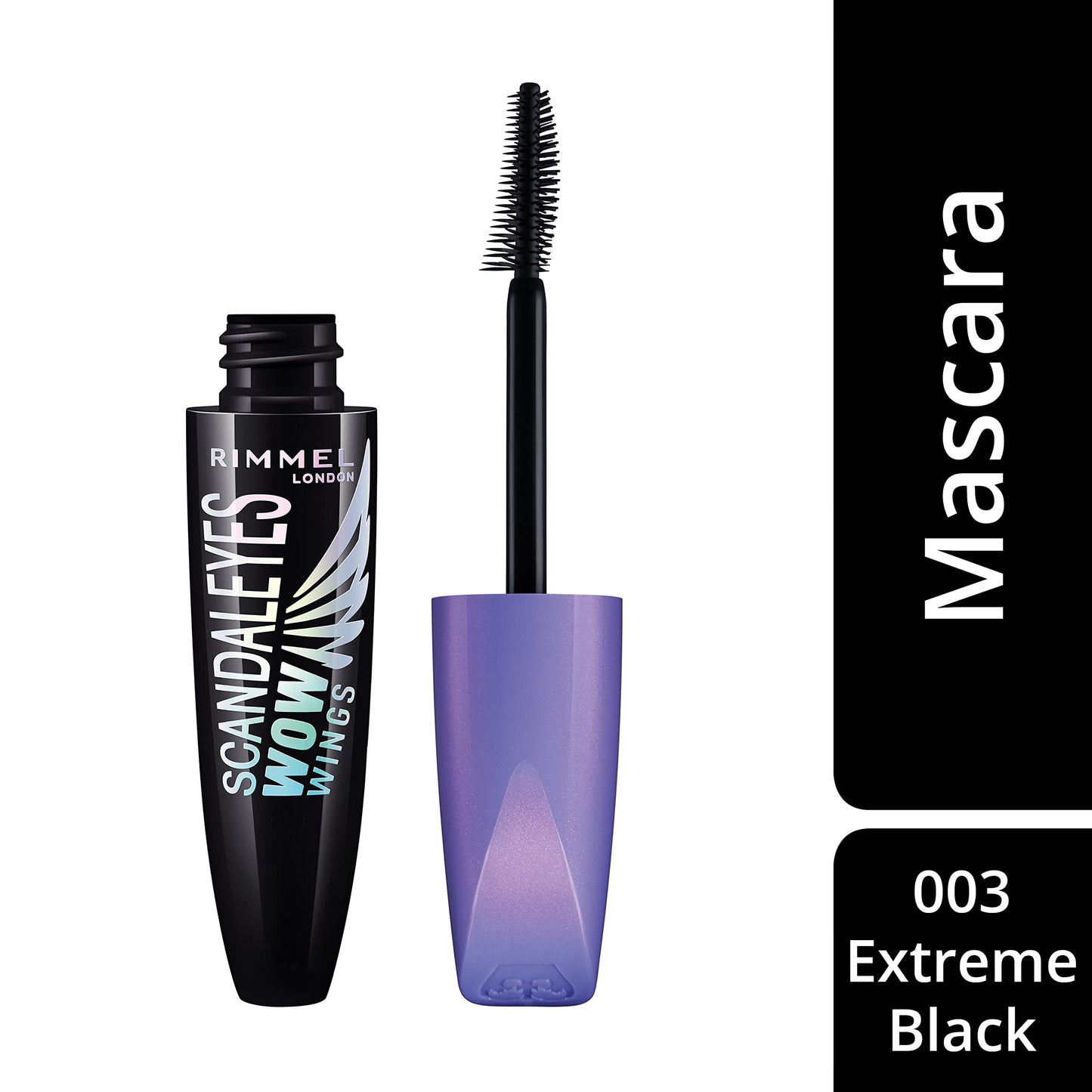 Rimmel Scandaleyes Wow Wings Mascara, Extreme Black, 12ml