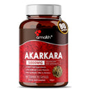 AMALTH Amalth Akarkara Anacyclus Pyrethrum Extract Supplements for Naturally Supports Your Stamina, Strength and Build Lean Muscle Mass- 500mg- 90 Capsules