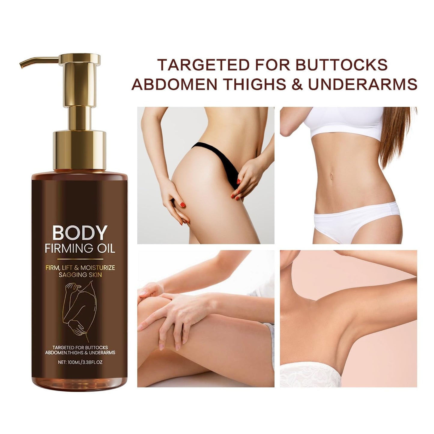 QinZiEn Magic Body Oil Firming,Skin Tightening Cream Body,Body Oil for Women,Body Moisturiser,Massage Oi-l,Silken Essence Magic Bod-y O-il,Firming Bo-dy Oi-l for Saggy Skin,Hydrating Tightening B-ody O-il