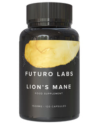 Lions Mane Supplement High Strength - 1500mg per Serving - Brain Fog/Cognitive Supplements by Futuro Labs - Lion’s Mane Mushroom Capsules (Vegan) - 120 Day Supply