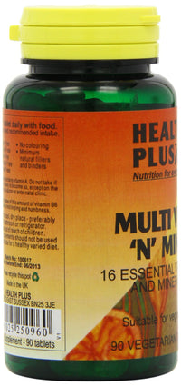 Health Plus Multi Vits 'n' Mins One-a-day Multivitamin Supplement - 90 Tablets