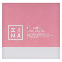3INA MAKEUP - The Sorbet Face Cream - Moisturising Cream with Niacinamide - Face Cream Smoothing with Olive Oil & Sweet Almond Oil - Day and Night Face Cream for All Skin Types - Vegan - Cruelty Free