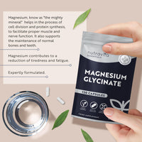 Magnesium Glycinate Supplements 1000mg – 2 x 500mg Magnesium Bisglycinate Caps per Serving - 120 High Strength Capsules Providing 200mg Elemental Magnesium - Magnesium Tablets Alternative - Nutravita