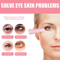 Brighten Eye Cream Stick,Rosehip Moisturizing Balm Stick,Hydrating Moisturizing Stick,Eye Cream for Dark Circles And Puffy Eyes & Wrinkles,Multi Eye Balm,Wrinkles,Lift Eye Line & Anti-Aging
