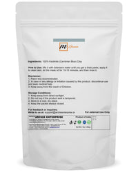 mGanna 100% Natural Cambrian/Serbian Blue Clay for Facial Masks, Creams, Body Wraps, Soft Peels, Scrubs, and Soap Making 100 GMS 0.22 LBS