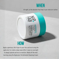 Nip+Fab Hyaluronic Fix Extreme4 Overnight Bounce Water Cream 2% 50 ml, Hydrating, Smooths Pores, Fine Lines and Wrinkles, Prevents Moisture Loss