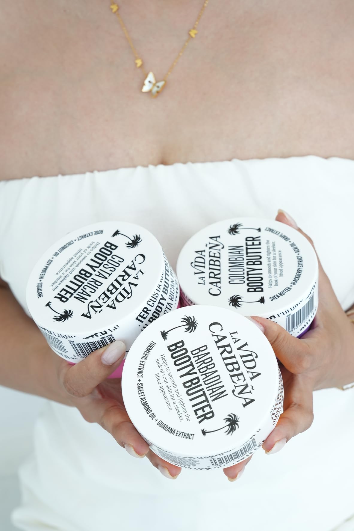 La Vida Caribena Barbadian Booty Butter, Skin Smoothing Body Cream, Body Butter, 200ml