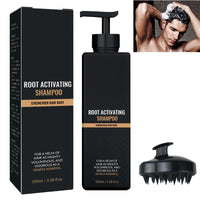 KOAHDE Man Root Activator Shampoo,Root Activator Shampoo,Root Activator Shampoo for Men,Hair Growth Shampoo,Shampoo for Thinning Hair and Hair Loss,Natural Herbal Essence Shampoo,with Scalp Comb