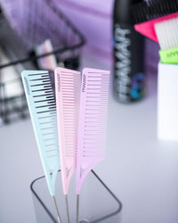 FRAMAR Dreamweaver Highlighting Comb Set, Rat Tail Hair Combs With Metal