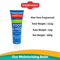 2pk Moisturising Foot Cream for Cracked Heels and Dry Skin | 200g | Dry Foot Cream for Very Dry Feet & Cracked Heel Repair Cream | Heel Balm for Cracked Heel Cream, Foot Balm Feet Cream + SOL Sticker