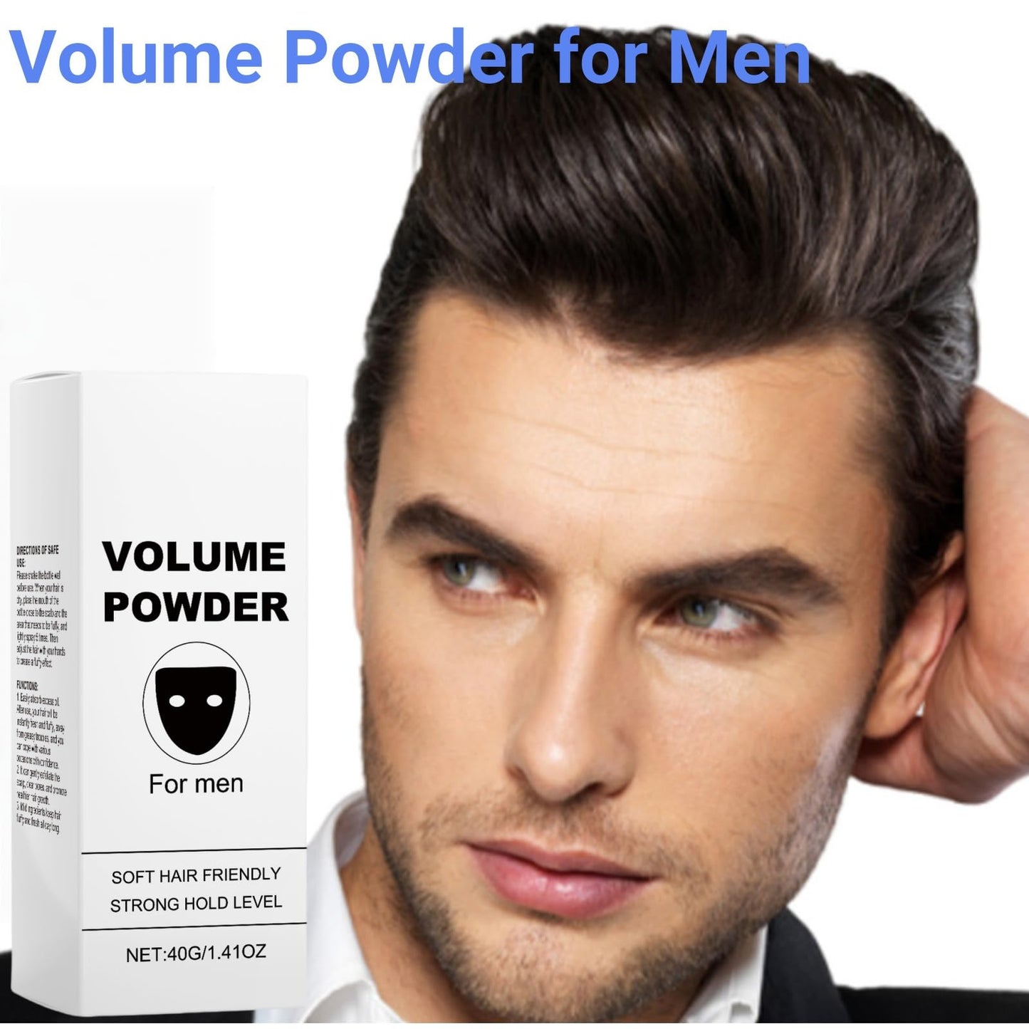 Siyinzu Volume Powder for Men,Hair Styling Texturzing Powd-er,Based Texture Po-wder,Natural Matte Hai/r Volumising Styling Pow-der,Instantly Adds Texture and Thickness Hair Pow/der,Styl/ing Po/wder for All