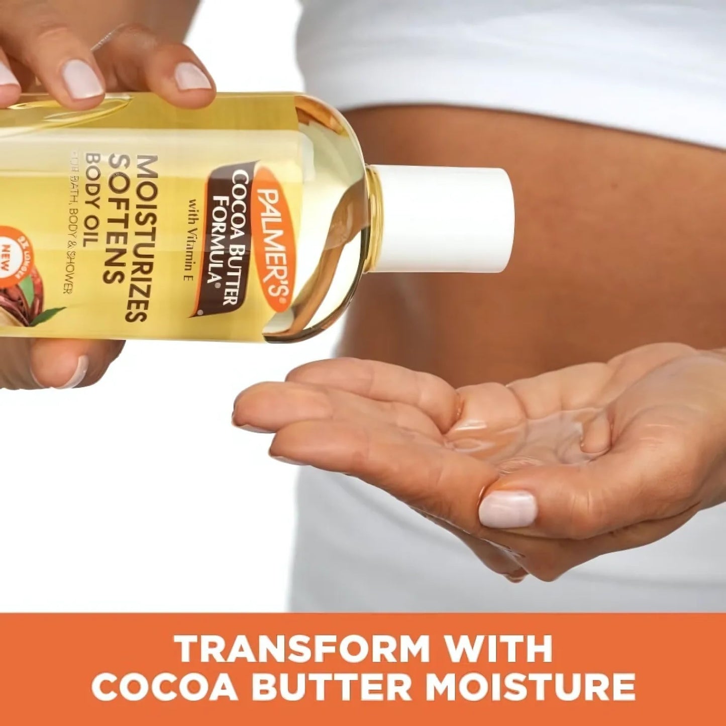 ShopEase Palmer’s Cocoa Butter Formula Moisturising Body Oil with Vitamin E 250ml – Fast-Absorbing, Non-Greasy Hydration for Dry.