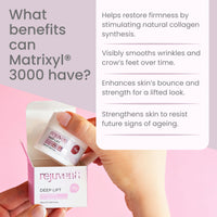 Rejuven8 Deep Lift Day Cream with Matrixyl 3000, Marine Collagen, Retinol & Vitamin E – Anti Ageing Moisturiser for Women – Firming Face Cream for Mature Skin – 50ml