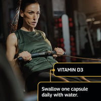 Healthspan Elite Vitamin D3 1,000iu | 120 Tablets | All Blacks Official Partner | Support Immune, Muscle & Bone Health | Informed-Sport Accredited | Vegetarian