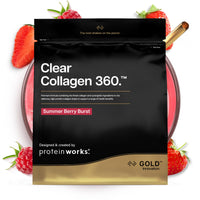 THE PROTEIN WORKS Protein Works | Clear Collagen 360 - Gold, Summer Berry Burst, 480g