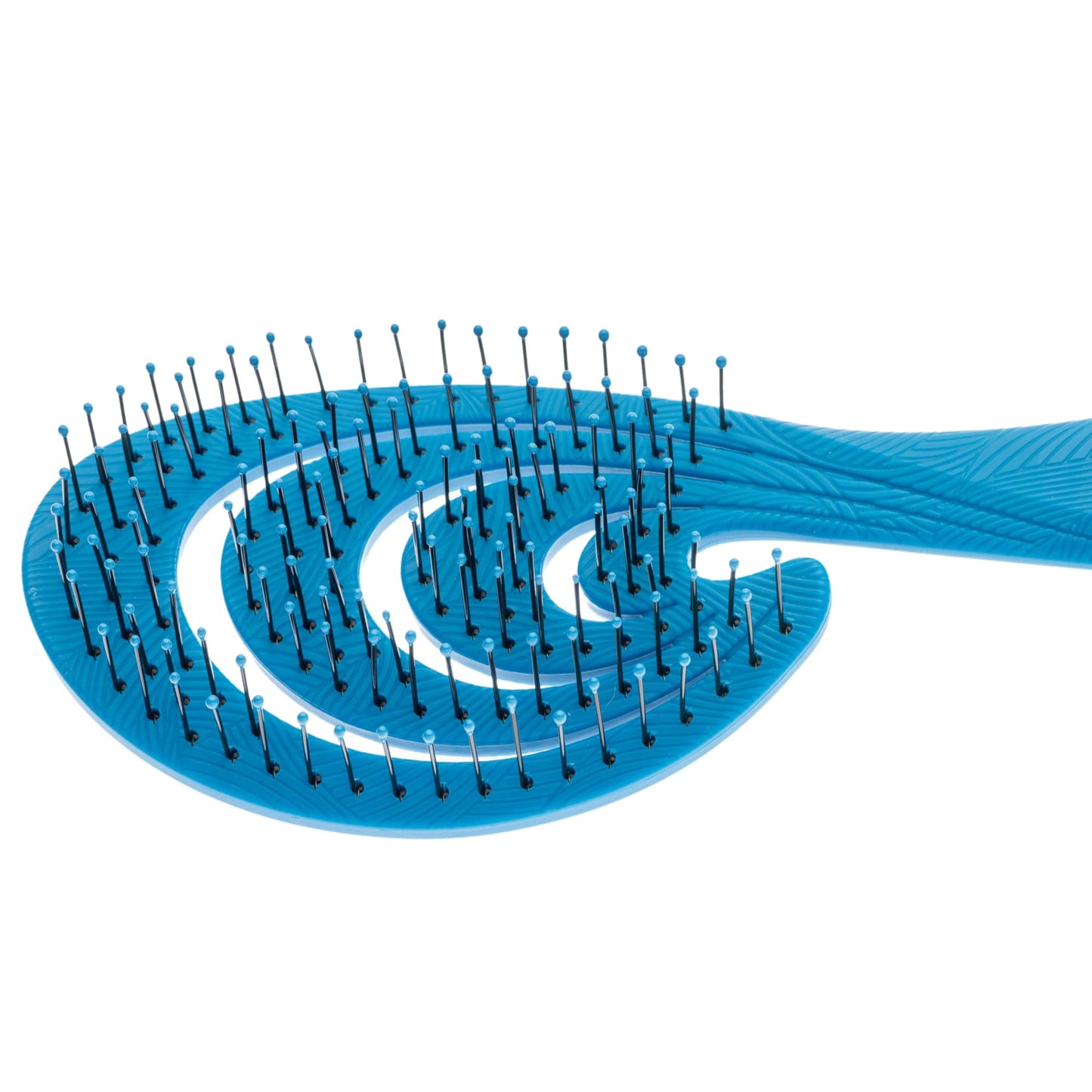 Head Jog 18 Ocean Hair Brush. Eco Friendly Vent Paddle Brushes With Flexible Soft Bristles, Detangling Wet Or Dry Hair. Gentle Brushing & Detangling Brush For Curly & Wavy Hair (Aqua)