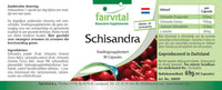 fairvital Fairvital | Schisandra - BULK PACK for 3 months - VEGAN - 90 capsules - Wu Wei Zi