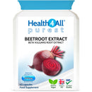 Health4All Beetroot Extract 4500mg per Capsule, 60 Capsules | Blood Pressure Support