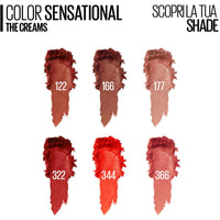 Maybelline New York Color Sensational the Creams, Nourishing Lipstick Enriched with Shea Butter, High Coverage, Rich and Radiant Colour, No. 166 Copper Charge