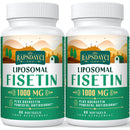Rapsdayci Liposomal Fisetin with Quercetin - High-Potency 1000mg Combo Antioxidant Supplement for Optimal Health - 60 Softgels Per Bottle (Pack of 2)