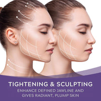 TBeautfave Anti Aging Face Mask, Hydrating Sheet Mask Korean, Lifting-sil Full Face Masks, Improves Jowls, Wrinkles, Neck Lines, Skin Firmness, Pack of 5