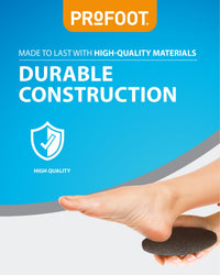 PROFOOT Profoot 360 Foot File - Foot File Ideal for Calluses - Ergonomic Unique Design - Removes Hard Skin and Calluses - Gentle Remover Leaving Feet Smooth