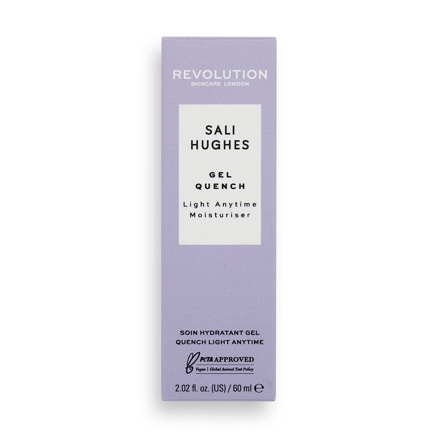 Revolution Skincare London Revolution Beauty London Skincare, Sali Hughes, Gel Quench, Light Anytime Moisturiser, Lightweight Face Hydrating Formula, 60ml