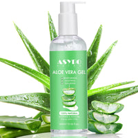 ASYBO 300 ml Aloe Vera Gel, 100% Natural Pure Aloe Vera Hydrating Facial Moisturizer, After Sun Care, Reduce Acne, Repair Scars, Suitable for All Skin Types