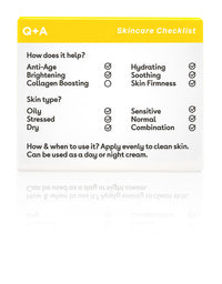 Q+A Ceramide Barrier Defence Face Cream, a face moisturiser containing Cinamides, Pro Vitamin-E, and Squalane, to improve skin moisturisation and elasticity, 50g