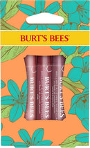 Burt's Bees Lip Colour Gift Set, 3 Lip Shimmers in Peony, Watermelon and Fig Shades, Petal Kisses, 3 x 2.6 g