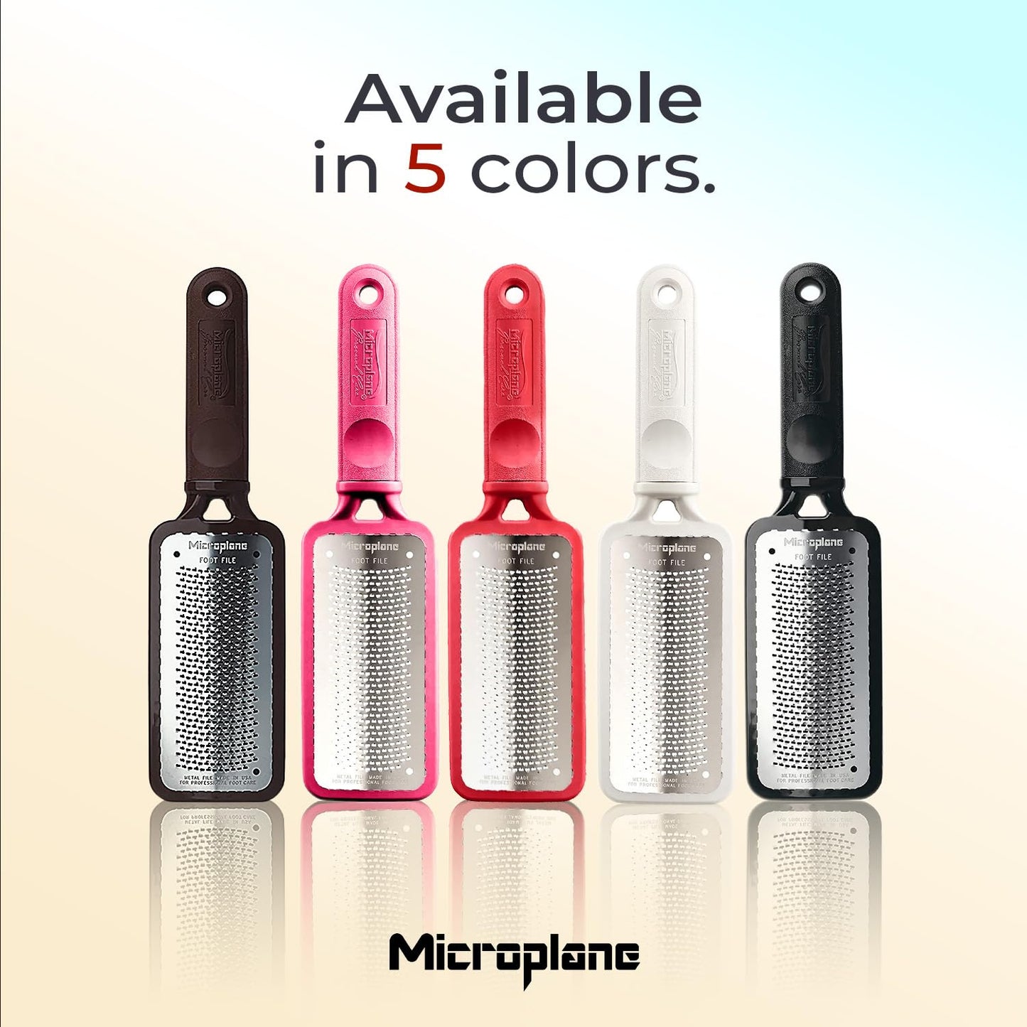 Microplane Colossal Pedicure Rasp Foot File - White by Microplane