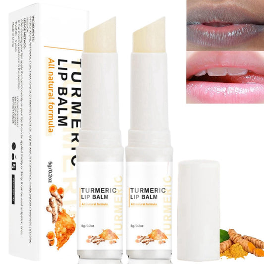 Ruojiar 2PCS Ginger Lip Lightening for Dark Lips,Lip Balm Lips Pink Bleaching Cream Balm,Fast Moisturizing Lightening Lip Balm,Lip Salve for Chapped Lips,Lip Moisturizer,Daily Lip Balm,Brightening Cream Blam
