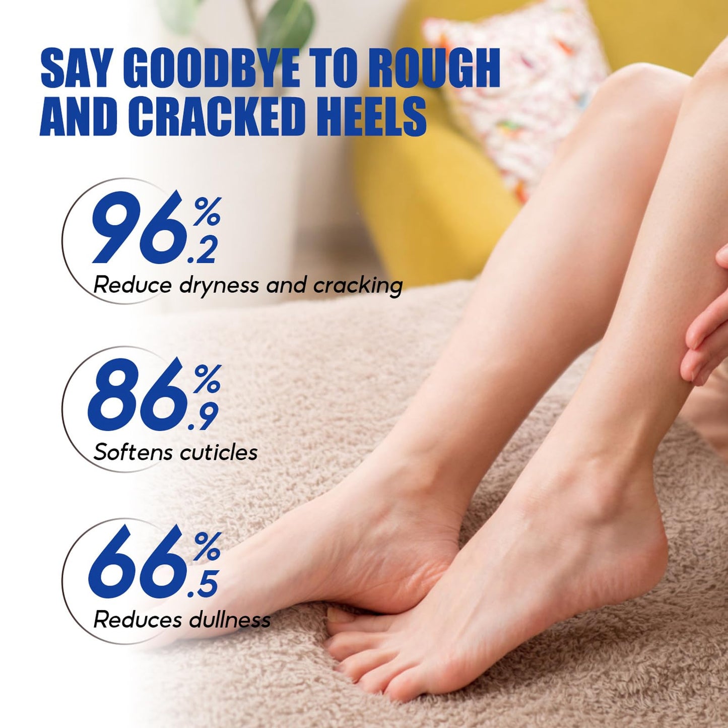Shengqialun Urea 42% Foot Cream, Foot Cream for Cracked Heels and Dry Skin, Cracked Heel Repair Cream for Feet and Hand, Urea Cream for Hand,Foot and Body Care Deep Moisturizing Callus Remover