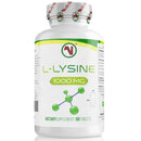 Nutriodol L-Lysine x 90 1000mg Tablets | Smallest Possible 19mm Formula | Easier to Swallow and Quicker to Absorb - Suitable for Vegetarian and Vegan. (90)