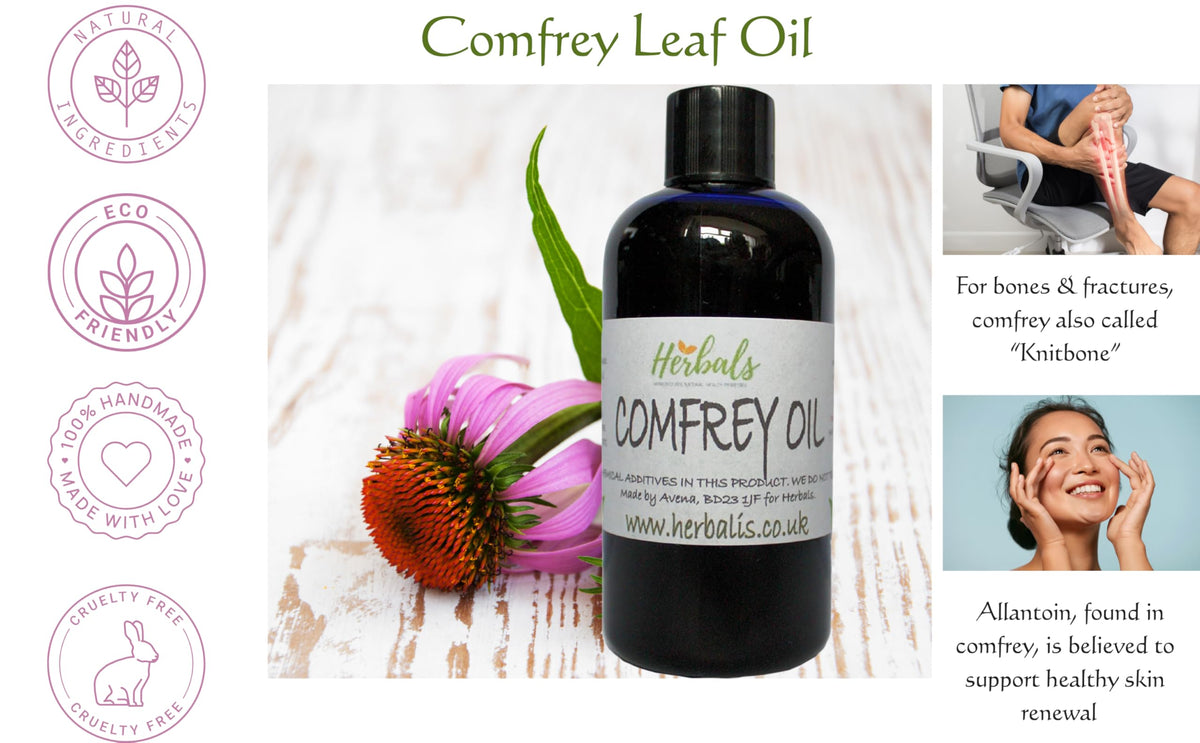 Herbalis Comfrey Cream & Oil - Bones Knitbone - 60ml Cream & 100ml Oil - Unisex - All Ages
