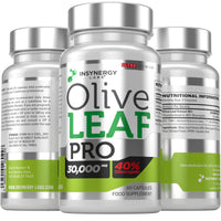 Insynergy Labs 30,000MG Olive Leaf Extract 40% Oleuropein (Maximum MG on Amazon) Wild Grown Spain Ultra-Premium Grade Olive Leaf Extract Capsules - Olive Leaf Supplement 60 Vegan Capsules