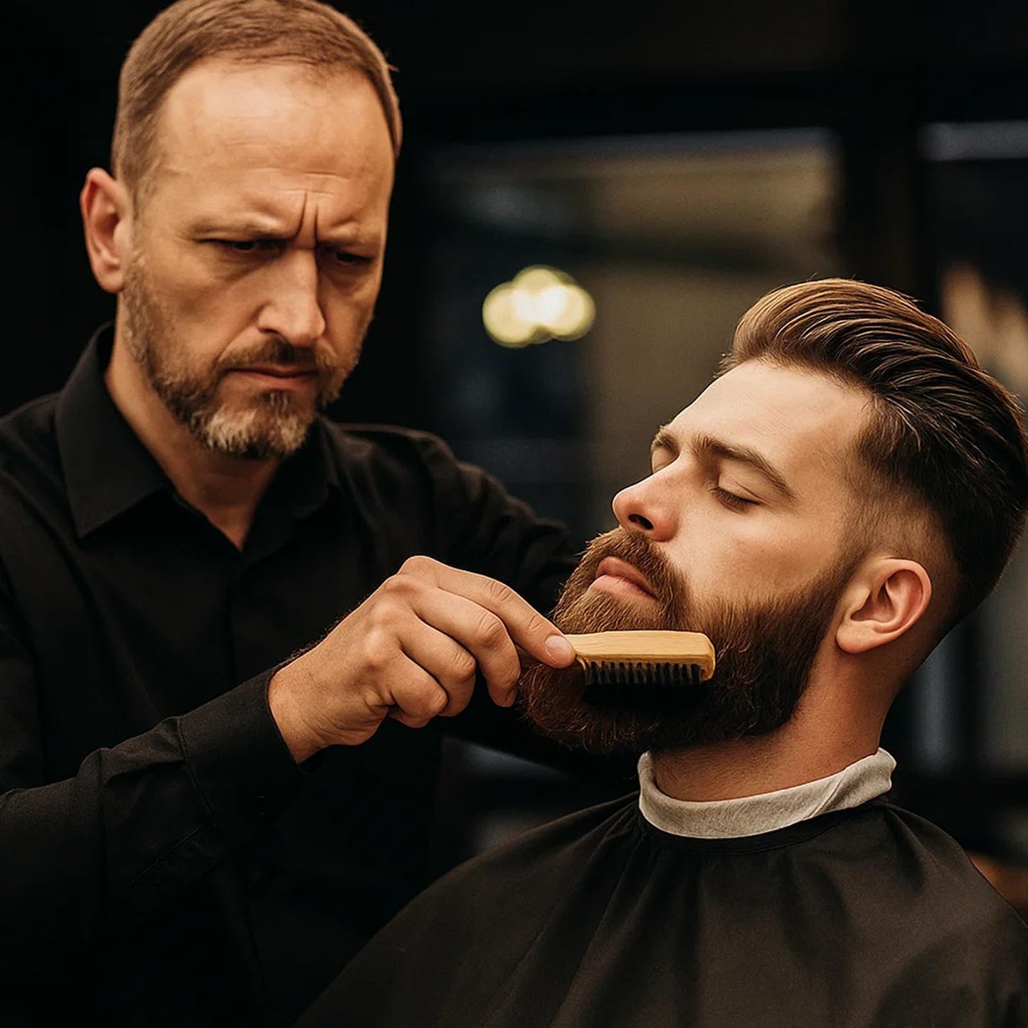 PSFXBM Slick Back Hair Brush for Smoothing Ponytail, Edge Control - Backcombing & Teasing Hairbrush with Wide for Sectioning & Parting,smoothing brush, Teasing Hair Brush for Men Women